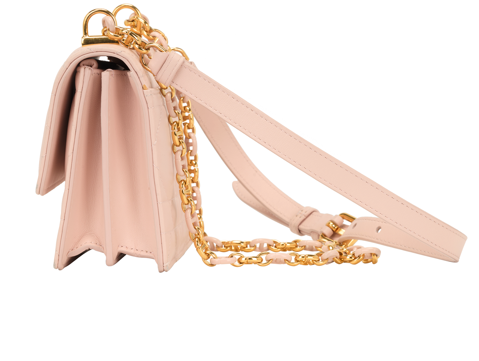 Mini Miss Caro, &pound;1,600, Handbags, Pink, Leather, Bottom view